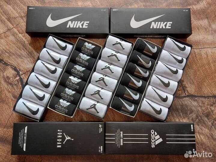 Носки Nike Reebok Lacoste Jordan