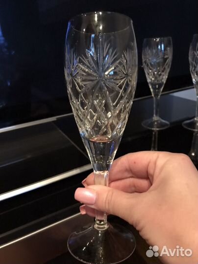 Хрустальные фужеры СССР в добор