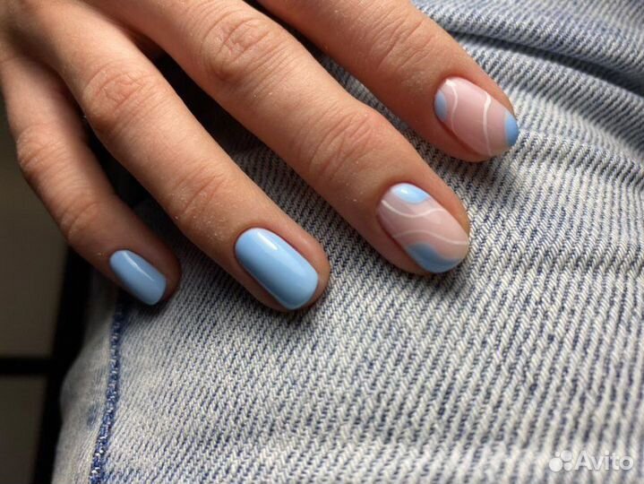 Маникюр, педикюр в 4 руки, наращивание ногтей