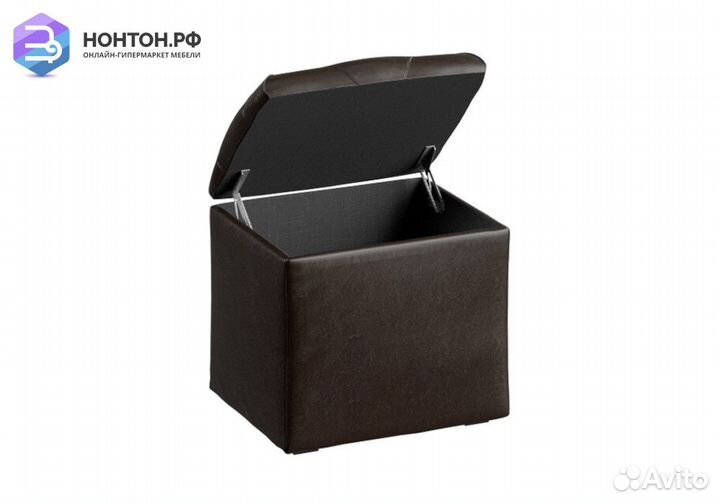 Пуф тип 4 коричневый