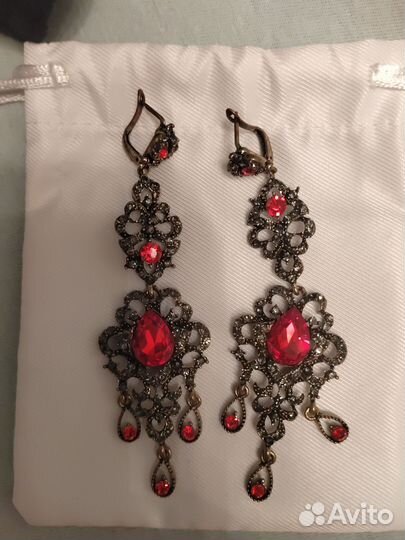 Серьги праздничные