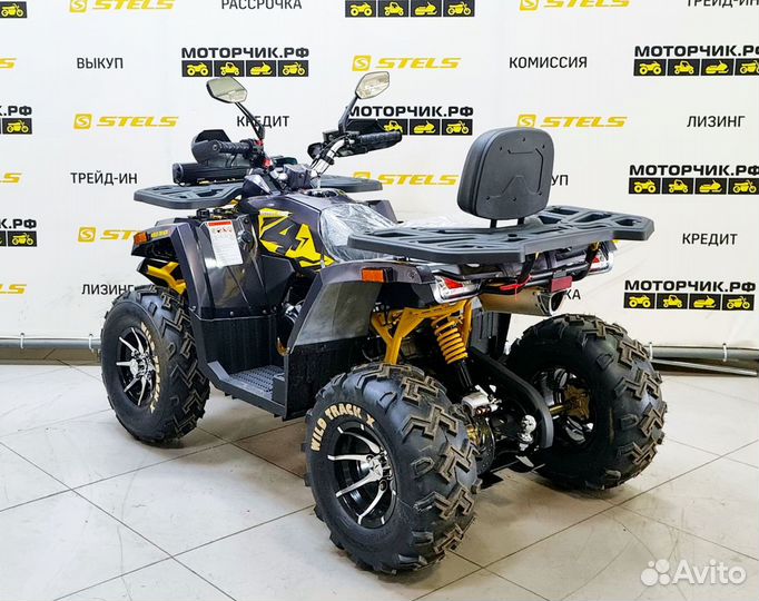 Квадроцикл MotoLand wild track X PRO 200 (черный)