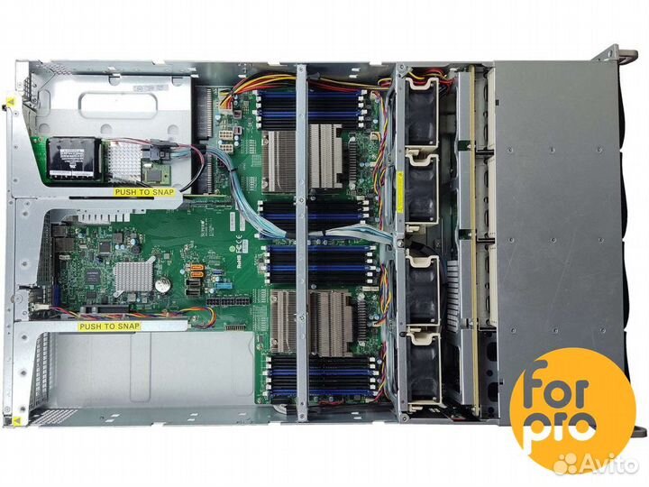 Supermicro 2U X10DRU 12LFF 2xE5-2690v3 64GB, 9361