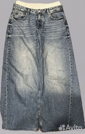 Джинсы y2k широкие