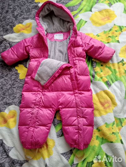 Зимний комбинезон для девочки 80
