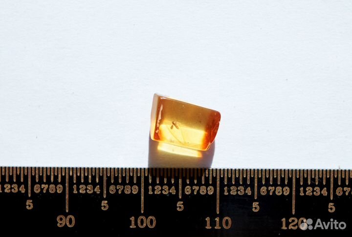 Натуральный балтийский янтарь с включением комара