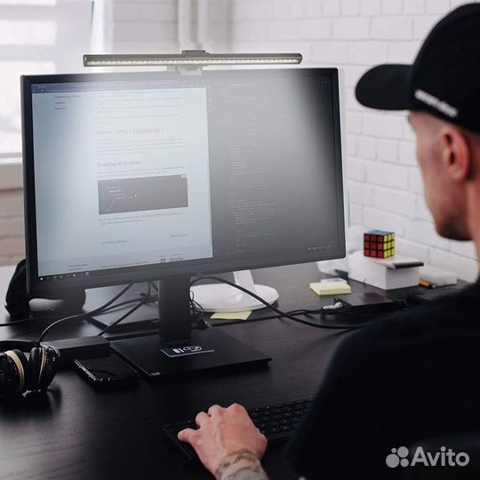 Лампа для ноутбука Новая, свет монитор + чехол