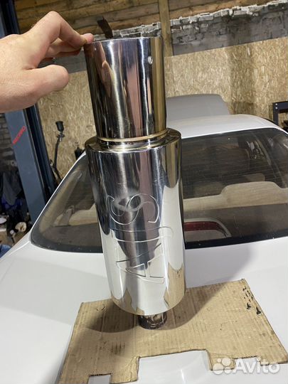 Бочка глушителя AJS