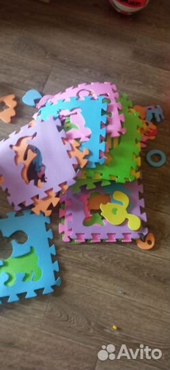 Пазлы мягкие на пол