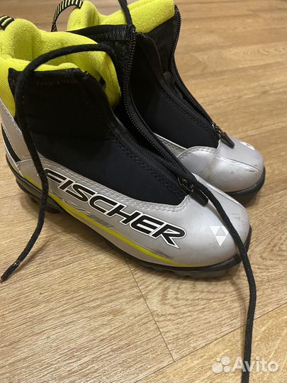 Лыжные ботинки fischer детские