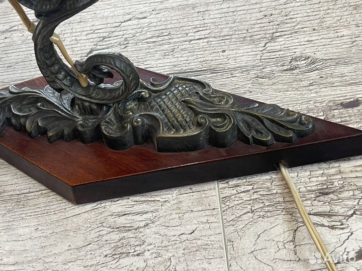 Настенный светильник бра с абажуром.Бронза