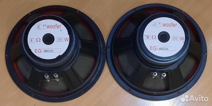 Динамики EG по 250W 2ш Pro Колонки 12