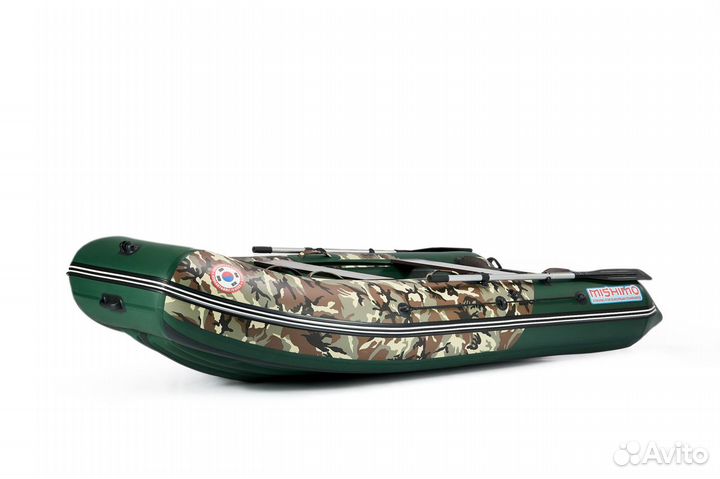 Лодка mishimo PRO 315 Камуфляж зеленый