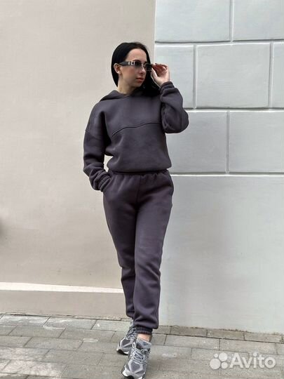 Костюм теплый трехнитка на флисе Турция