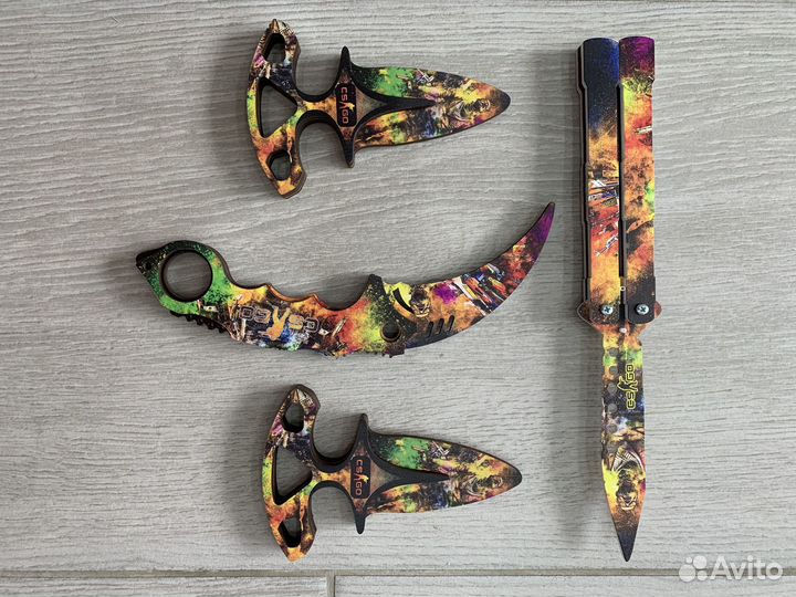 Набор деревянных ножей CS:GO