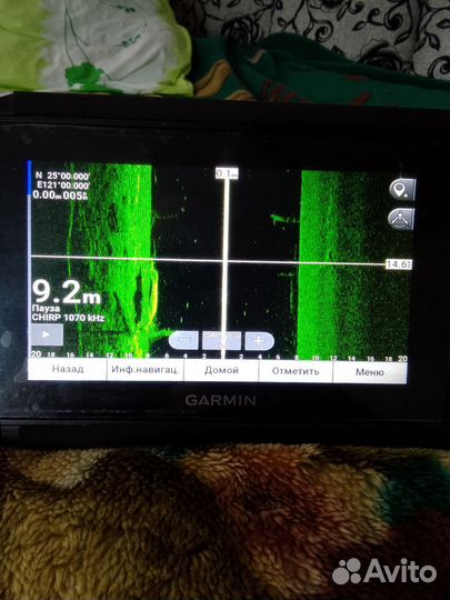 Продам эхолот Гармин эхомап 73sv с датчиком gt54