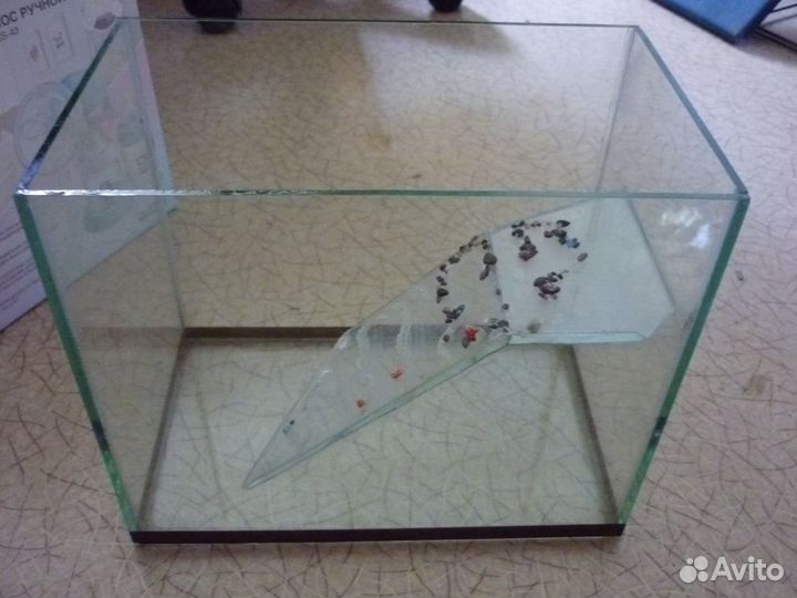 Аквариум маленький, 5-7 л., 28х17х23 см