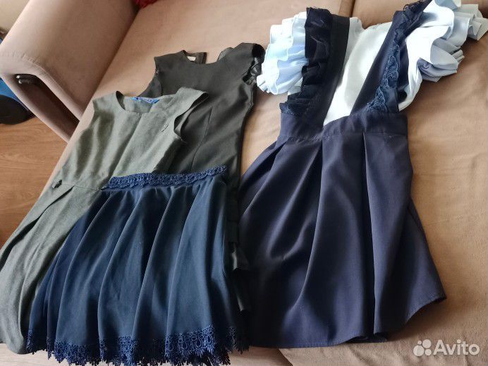 Школьные вещи пакетом 140 146 на девочку