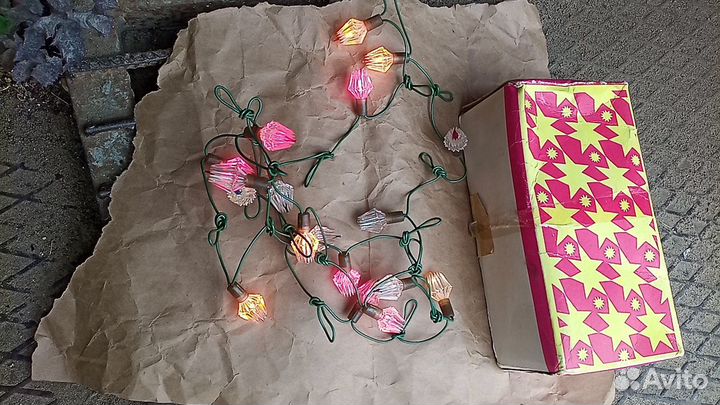 Елочная гирлянда СССР