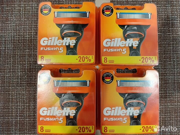 Сменные кассеты для станка Джиллет Фьюжен 5