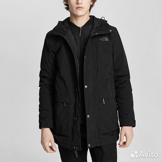 THE north face Windbreaker Jackets Men Black (L)(27)