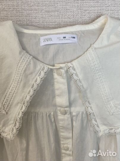 Блузка zara для девочки 128
