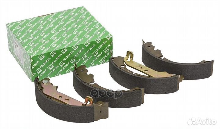 Колодки тормозные барабанные задние со скобами