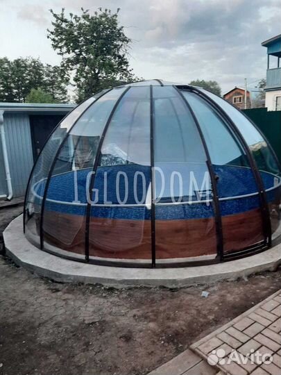 Панорамная беседка иглу
