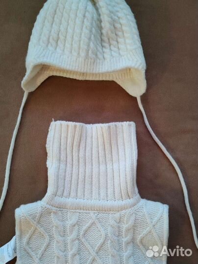 Комплект шапка, шарф