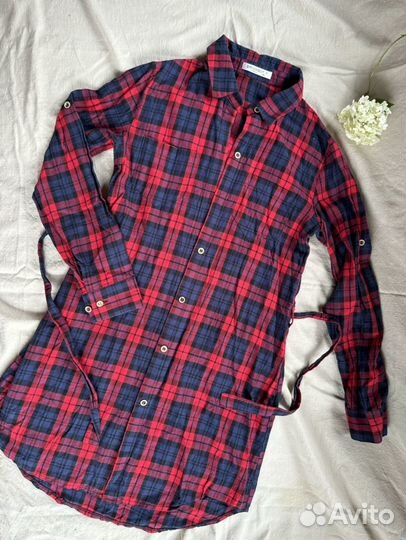 Платье рубашка для девочки 40 42 44