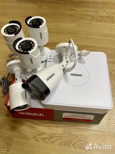 Комплект видеонаблюдения 4-5 камер HiWatch 2мп
