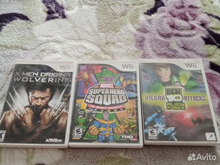 Компьютерные игры диски для Nintendo Wii