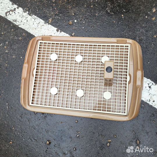 Лоток для собак под пеленку со столбиком