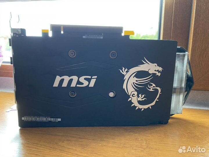 Видеокарта gtx 1660 ti MSI armor OC