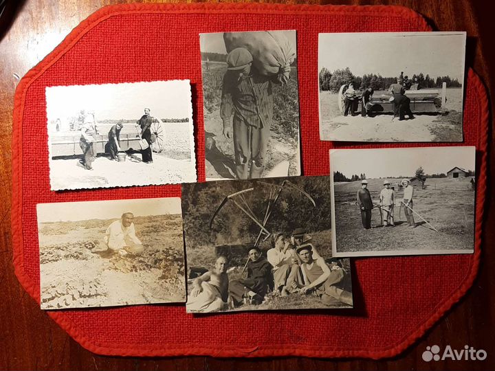 Фото «пашим/косим» 1940/60 -e. СССР 6штук