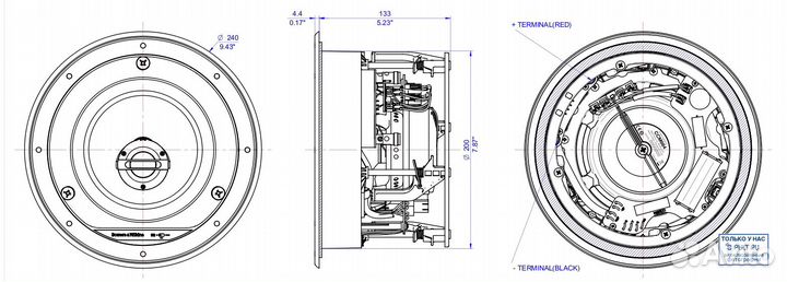 Встраиваемая акустика Bowers & Wilkins CCM 664