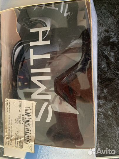 Горнолыжные очки smith