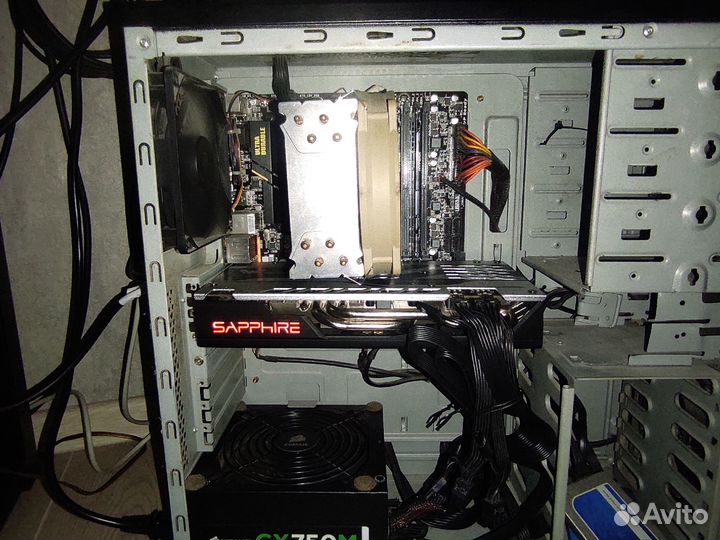 Связка s1151 ga-b150m-d3h ddr4 + intel i7+башня