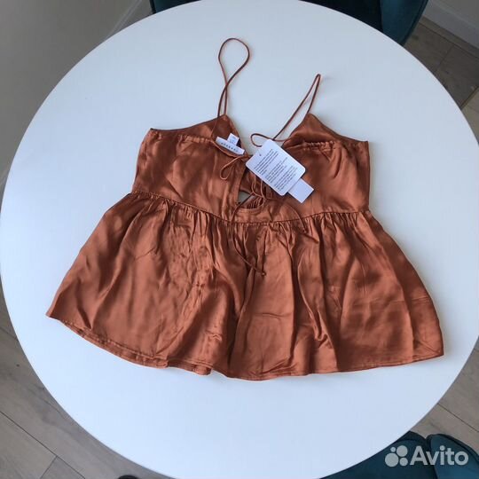 Топ вискоза XS S topshop новый lichi