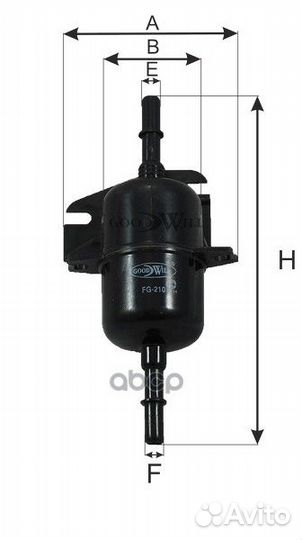 Фильтр топливный fiat albea goodwill FG 210 FG