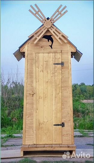 Уличный туалет прямоугольник цчв 610