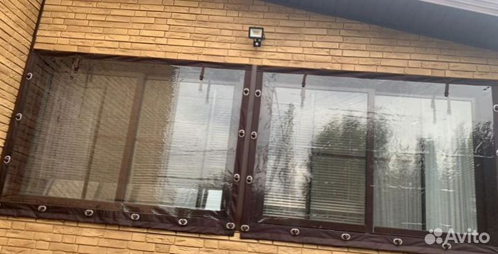 Мягкие окна для беседки