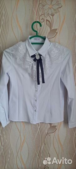 Рубашка школьная для девочки,блузка