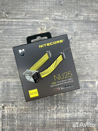 Налобный фонарь Nitecore nu25 400 люмен