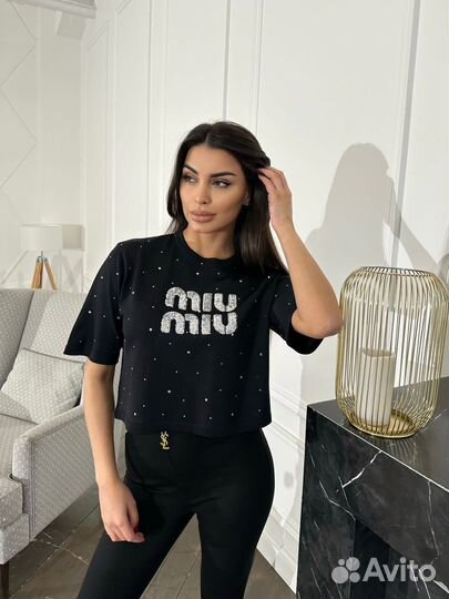 Футболка Miu miu женская