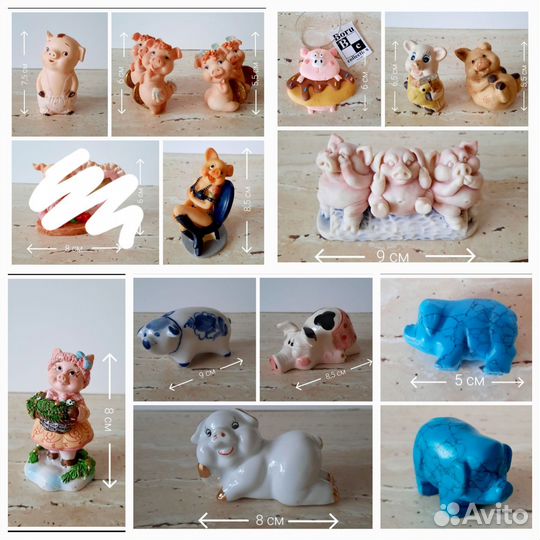 Фигурки и статуэтки свинки