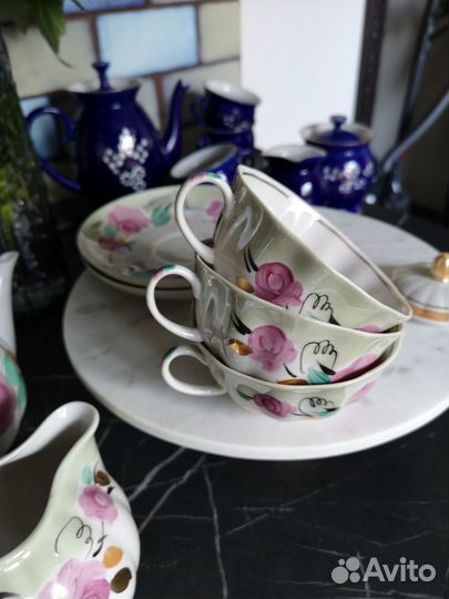Сервиз чайный Дулево пионы
