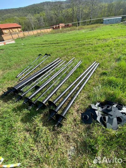 Винтовые сваи под ключ монтаж