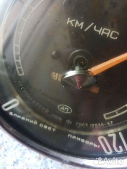 Автобусный ретро-спидометр СССР
