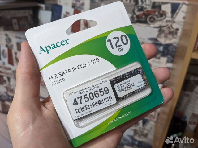 SSD m2 120гб